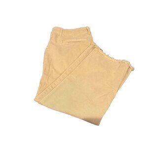 Sanctuary Standard Surplus Khaki Pants Raw Hem Capri Size 28